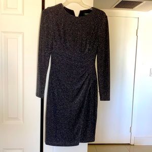 Sexy gray metallic dress